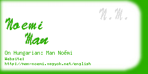 noemi man business card